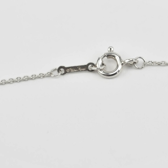 TIFFANY & CO Sterling Silver Heart Necklace 1415 - Picture 5 of 6